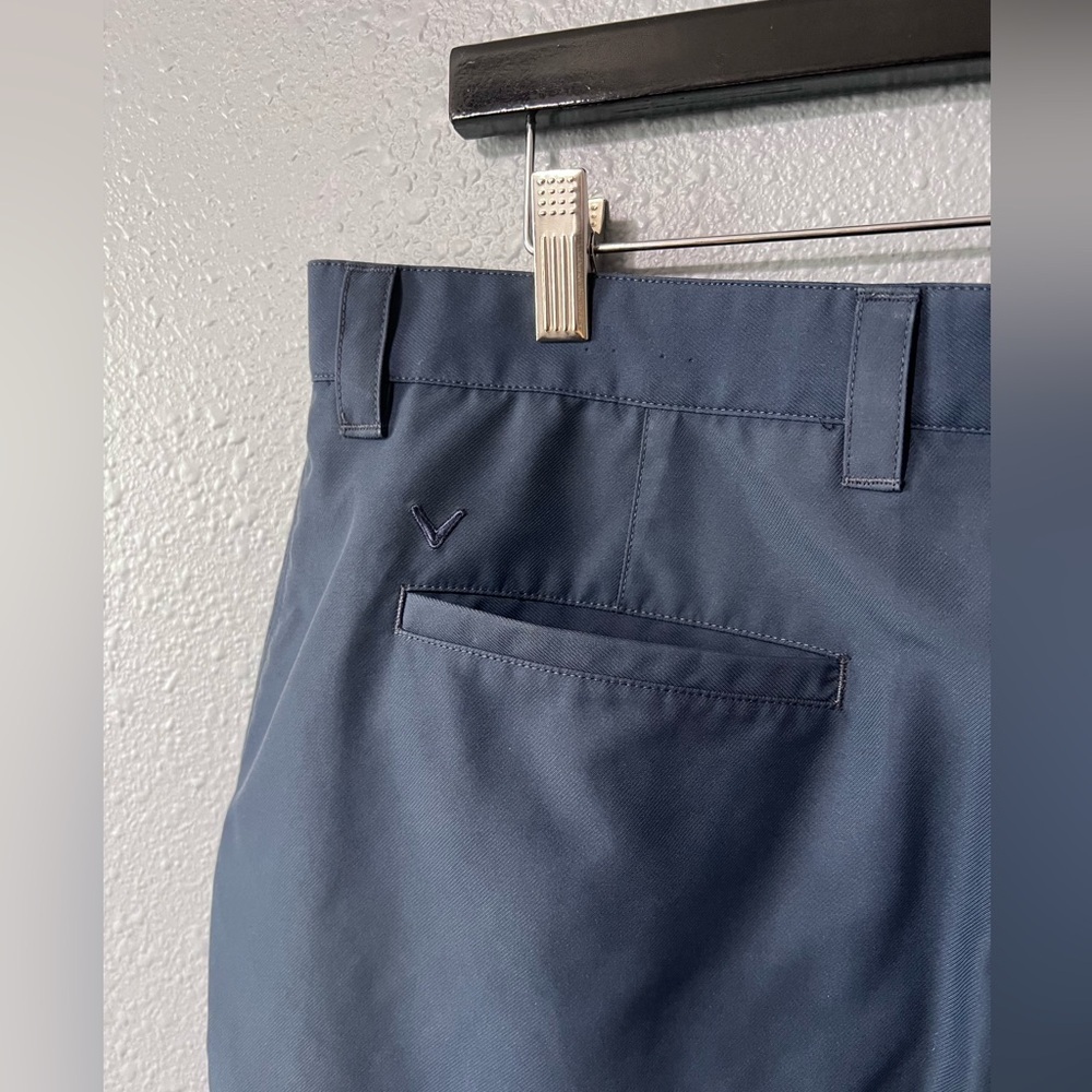 Men's Callaway Golf Casual Shorts Sz 36 Blue Optimum Performance Travel EUC - Picture 3 of 7